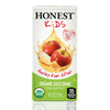 Box of Honest Kids organic apple juice, part of Pendragon’s kids meal add-ons.