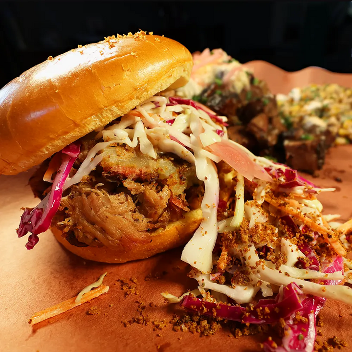 Apple & Sage Pulled Pork Sandwich