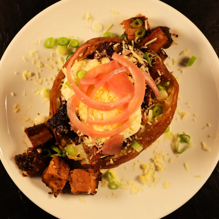 Brisket Loaded Baked Potato