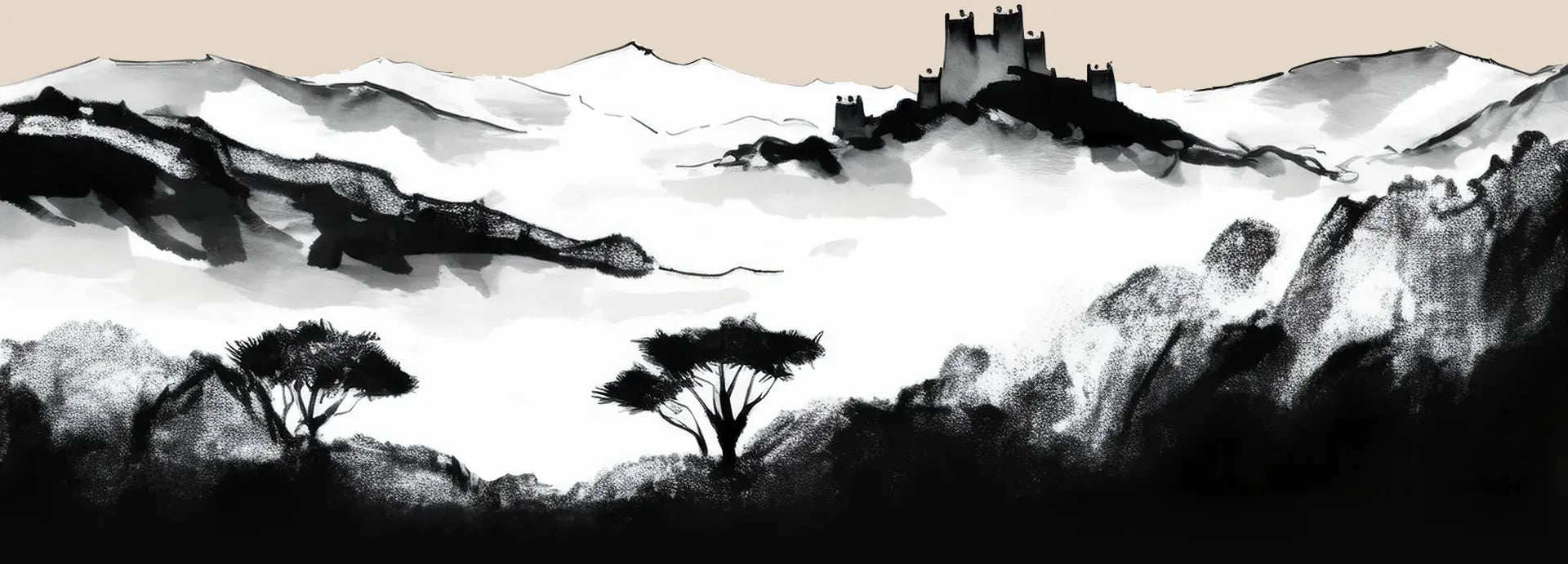 Pendragon’s Smokehouse Castle Illustration
